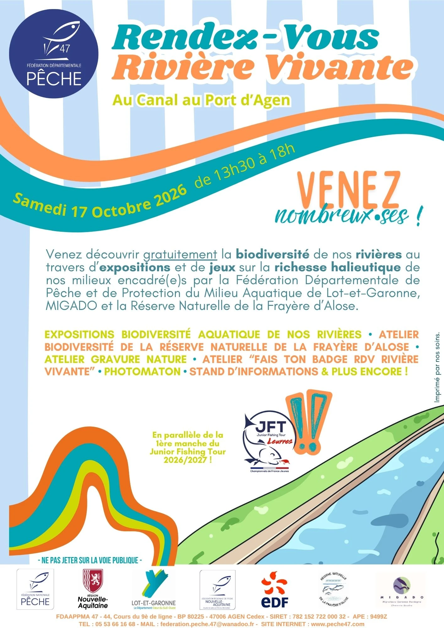 2026 Affiche RDV Rivière Vivante